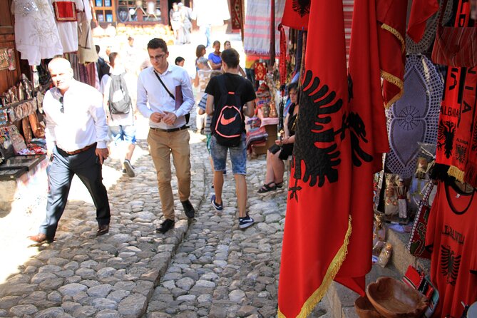 5-hour Tour Kruja Castle and Old Bazaar from Tirana - The Sari Salltik stop above town