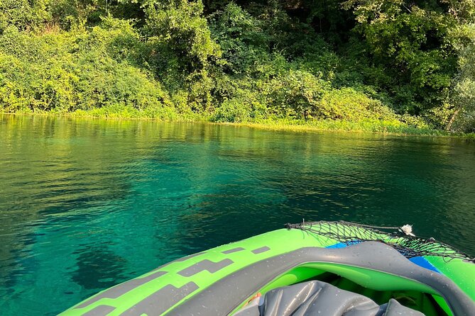 Blue Eye Motorbike Tour - Kayaking may add an active touch