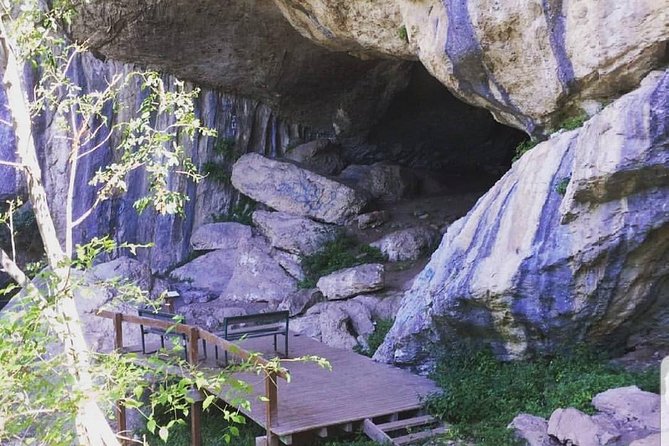 Cave of Pellumbas, Canyons & Castles hiking tour includes lunch - Petrela Castle at the end of the day