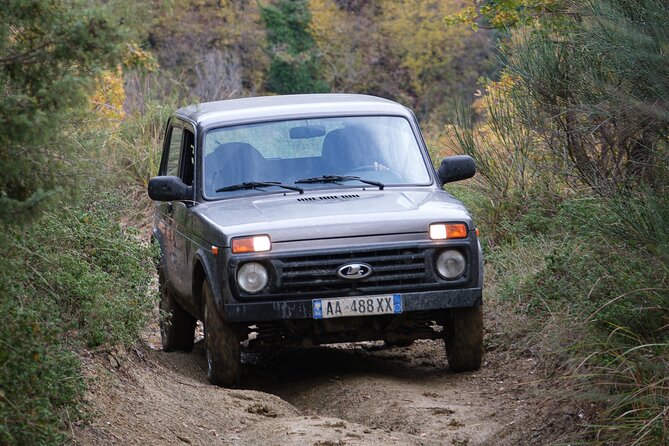 Drive a 4x4 Off-Road in the Tirana Valleys - Learning to drive off-road with Nik, Genti, or Ed