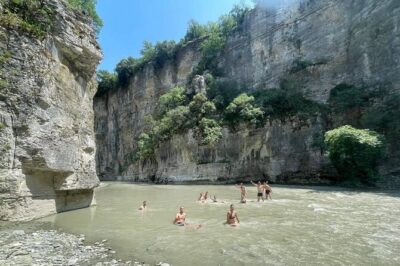 From Berat exploring Bogova waterfall & Osumi canyon