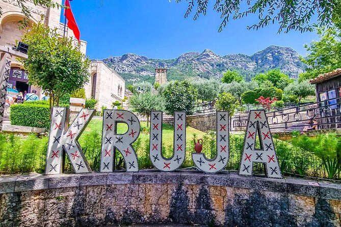 From Tirana and Durres, Kruja Old Bazaar and Castle Day Tour - Arriving above Kruja at the castle