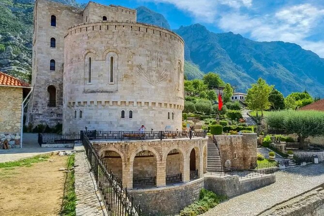 From Tirana and Durres, Kruja Old Bazaar and Castle Day Tour - A short climb to Sari Salltik shrine