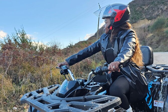 Guided Quad Biking Tour and Zipline in Tirana - Riding the quad bikes near Petrela Castle