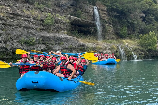 Guided Rafting Tour - Vjosa River National Park - Permet, Albania - Arriving at the Përmet base camp
