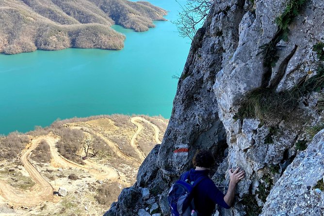 Hike Gamti Mountain with Bovilla lake view & canyon- From Tirana - Free time by the lake