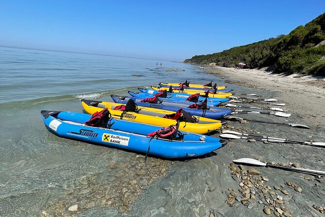 Kayak in Cape of Rodon,Tirana Albania Tour (ARG) - Key points at a glance