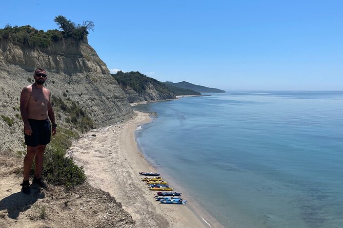 Kayak in Cape of Rodon,Tirana Albania Tour (ARG) - The return paddle, swimming, and timing