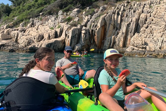 Kayak Sup Tours Lukova Caves - Kroreza - Kroreza Beach, the main reward of the route