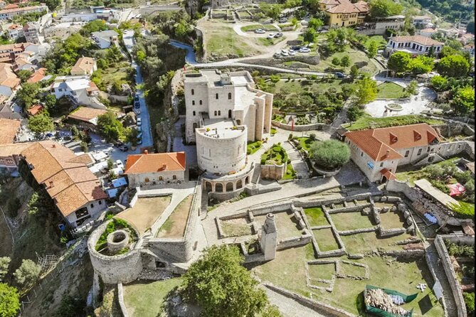 Kruja castle, the old Bazaar & Sarisalltik- Departure from Tirana - Free time for lunch, shopping, or museums
