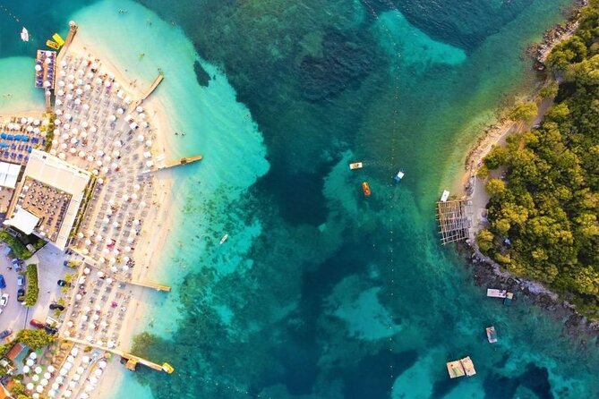 Ksamil Blue Eye and Saranda Day Tour from Tirana Durres Golem - The Lekursi Castle question