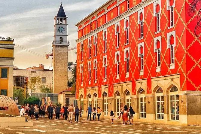 Panoramic City Tour Tirana - Walking the boulevard toward Mother Teresa Square