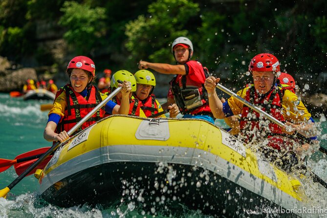 Rafting Vjosa River Gjirokastër Albania ARG - When nearby kayaks affect the pace