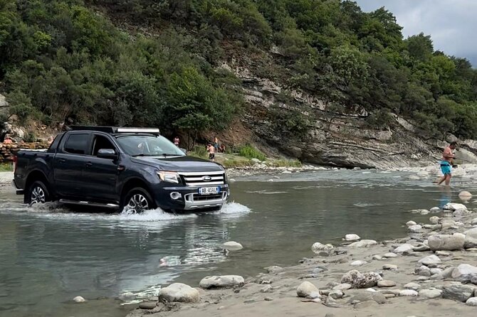 Sarande: Permet 4x4 Tour, Rafting and Thermal baths - Benja Thermal Baths and sunset time