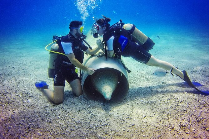 Scuba Diving in MIG-21 wreck - Reaching Albania Adventure at Drymades Beach