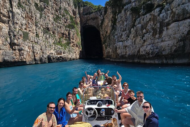 Speedboat Tour to Sazan Island, Haxhi Ali Cave and Marine Park - Sazan Island: Bunkers, Water, and Forty Minutes Ashore