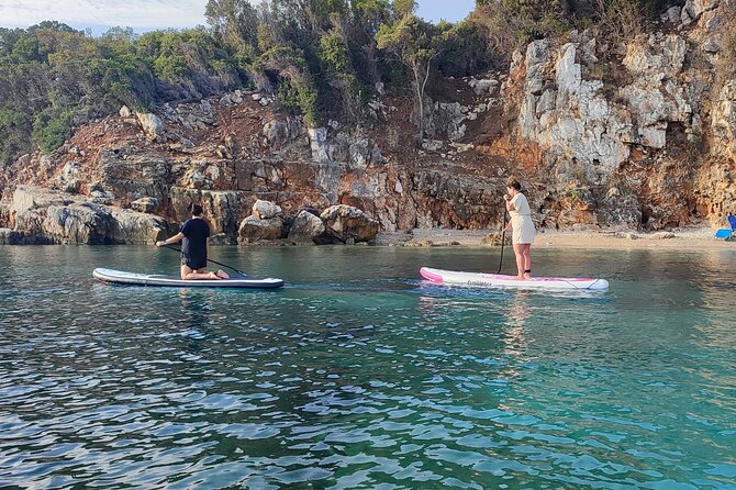 Stand Up Paddle-boarding around Ksamil islands (3 times a day) - The opening lesson makes SUP less intimidating