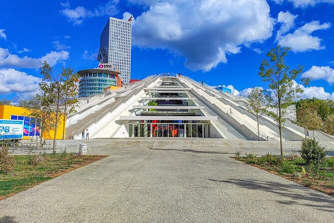 Tirana Bike Tour, History, Culture and Visit to Artificial Lake - The Great Mosque of Tirana and an unfinished landmark
