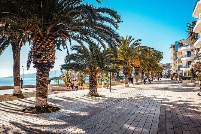 Tirana/Durres: Full Day Shared Tour to Saranda, Ksamil & Blue Eye - Lekursi Castle: big views with only 15 minutes