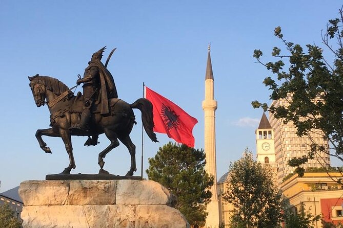 Tirana Express Walking Tour - Essential of the Albanian Capital - Walking Deshmoret E Kombit Boulevard
