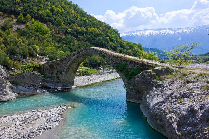 Visit Benje Thermal Baths & Kelcyra Waterfall & Langarica Canyon - Soaking beside Langarica Canyon at Benja