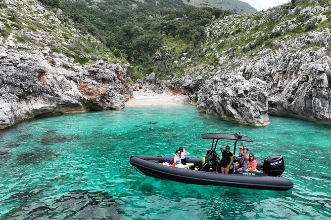 Vlore Speedboat Tour to Sazan Island & Haxhi Ali Cave - How the weather can change the whole experience