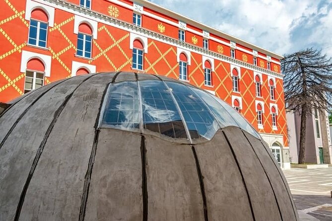 Walking tour of Tirana; History & Culture - Skanderbeg Square is Tirana’s main stage
